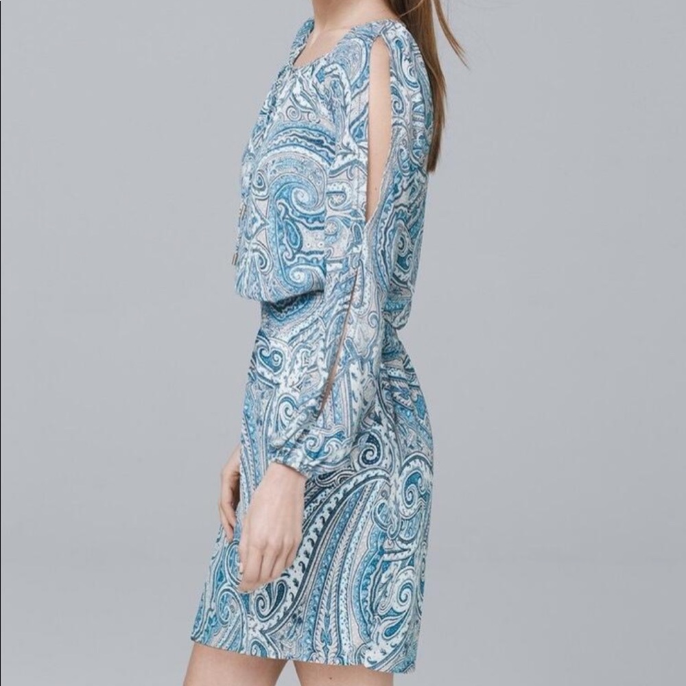 White house| black market: Paisley dress